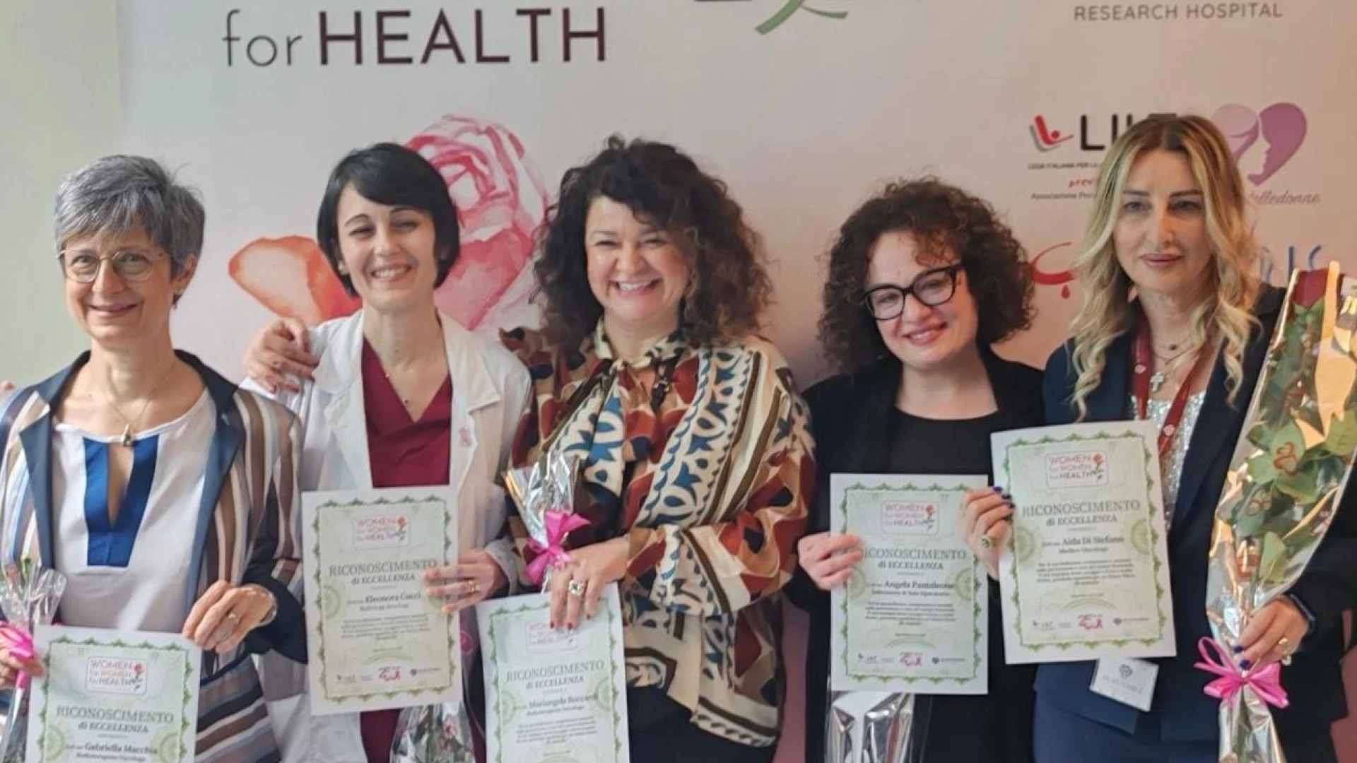 Campobasso: "Women for Women for Health – La prevenzione, una carezza per te"